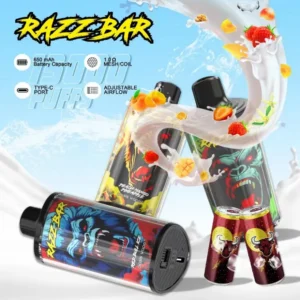 Razz Bar 15000 Bouffées Vape Jetable Gros Livraison Gratuite Entrepôt UE