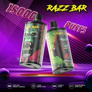Razz Bar 15000 Bouffées Vape Jetable Gros Livraison Gratuite Entrepôt UE
