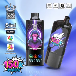 Vape 150k bouffées Bang Legend 150000 vape jetable 6 en 1 entrepôt UE