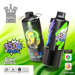 Vape 150k bouffées Bang Legend 150000 vape jetable 6 en 1 entrepôt UE
