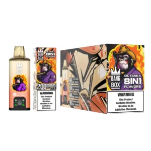 8 en 1 Vape Bang Box 200k Bouffees Cigarette Electronique Jetable Vente En Gros Livraison Gratuite