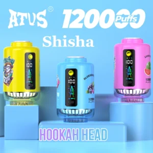 ATVS 120K Bouffées Shisha Vape Jetable 120000 Livraison Gratuite Entrepôt Chine