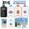 ATVS 25K Bouffées Vape Jetable Rechargeable 25000 Boutique Livraison Gratuite