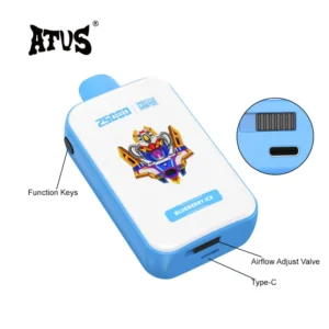 ATVS 25K Bouffées Vape Jetable Rechargeable 25000 Boutique Livraison Gratuite