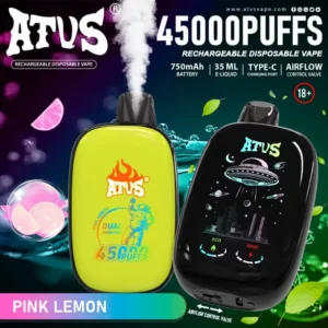 ATVS 45000 Puffs 45k Vape Jetable Rechargeable Livraison Gratuite