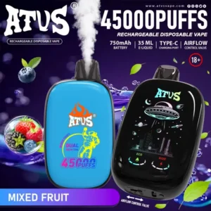 ATVS 45000 Puffs 45k Vape Jetable Rechargeable Livraison Gratuite