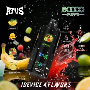 ATVS 60000 Puffs 60k 4 en 1 Meilleure Vape Jetable Vente en Gros Livraison Gratuite