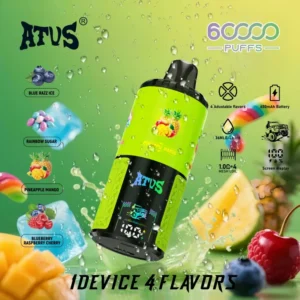 ATVS 60000 Puffs 60k 4 en 1 Meilleure Vape Jetable Vente en Gros Livraison Gratuite