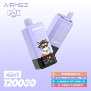 Airmez 120000 Bouffées Vape Jetable 4-en-1 Livraison Gratuite Entrepôt UE