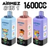 Airmez 160K Bouffées 8 En 1 Vape Jetable Ultra-Longue Durée 160000 Livraison Gratuite