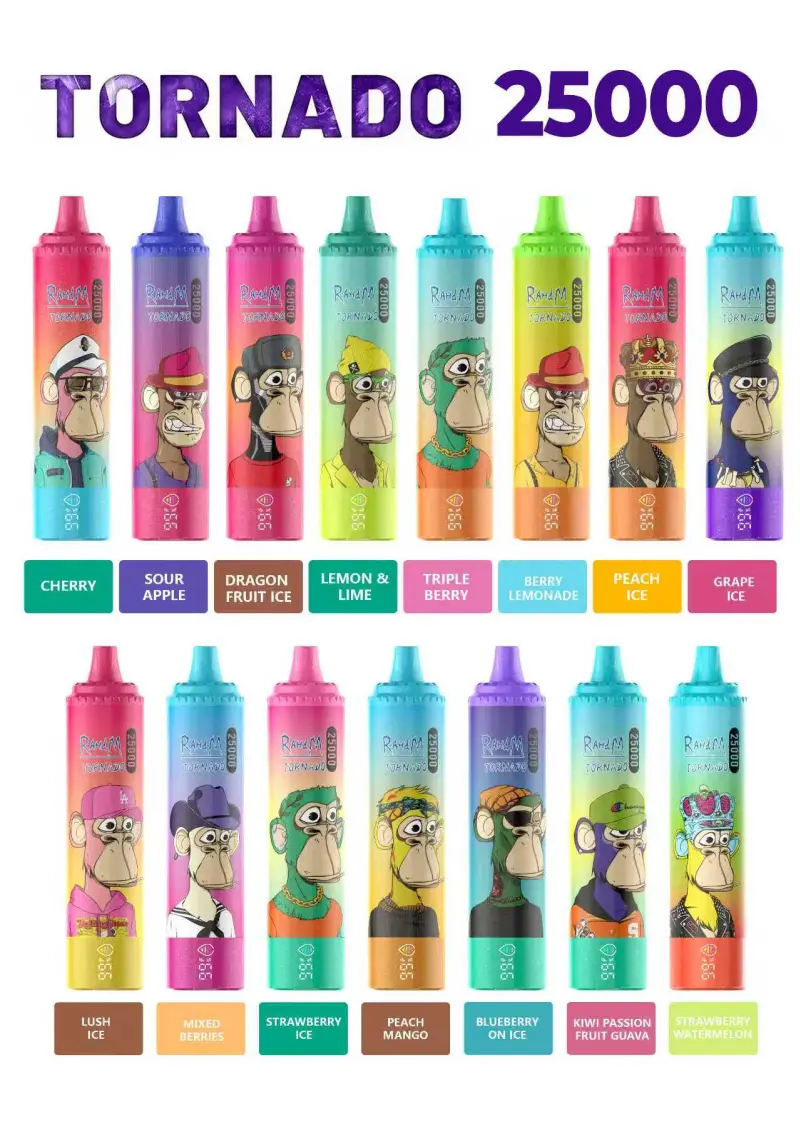 Airmez 25k bouffées 25000 Tornado vape jetable livraison rapide depuis l’entrepôt UE