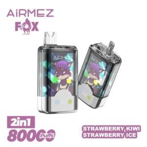 Airmez 80000 Bouffées Vape Jetable 2-en-1 Livraison Gratuite Entrepôt UE