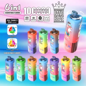 Bang Blaze 100K Bouffées 100000 Vape Jetable 6 En 1 Livraison Gratuite Entrepôt UE