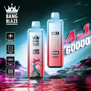 Bang Blaze 60K Bouffées 60000 Vape Jetable 4 En 1 Livraison Gratuite Entrepôt UE