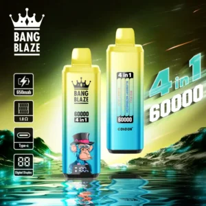 Bang Blaze 60K Bouffées 60000 Vape Jetable 4 En 1 Livraison Gratuite Entrepôt UE