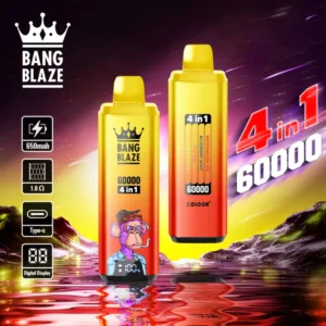 Bang Blaze 60K Bouffées 60000 Vape Jetable 4 En 1 Livraison Gratuite Entrepôt UE