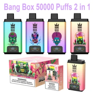 Bang Box 50 000 Bouffées Vape Jetable 2 En 1 Double Saveur Livraison Gratuite