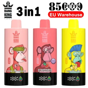 Bang King 85k Puffs 3 en 1 Meilleur Vape Jetable d’Usine Livraison Gratuite Entrepôt UE