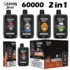 Bang Stoll 60k Puffs 2 en 1 Vape Jetable Rechargeable 60000 Livraison Gratuite