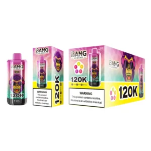 EU Puff 120000 Bang Legend 120k 5 en 1 Meilleur Vape Jetable Longue Durée Livraison Gratuite