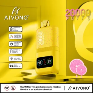 EU Puff 20K Aivono 20000 Puffs Vape Jetable En Gros Avec Livraison Gratuite