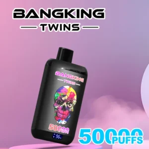EU Vape Bang King 50000 Bouffées Twins 50k 2 in 1 Cigarette Électronique Jetable Livraison 3 à 7 Jours Ouvrés
