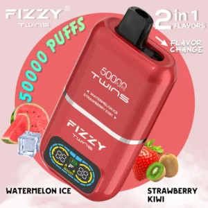 EU Vape Fizzy 50k Bouffées 50000 Twins 2 en 1 Meilleure Cigarette Électronique Jetable Livraison Gratuite