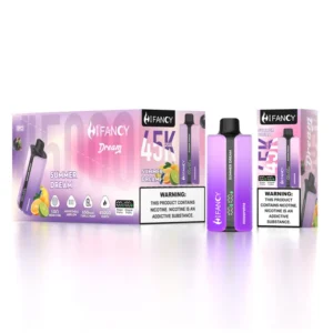 EU Vape Hifancy 45000 Bouffées 45K Vape Jetable Livraison Gratuite Vente En Gros 10 Saveurs