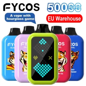 FYCOS 50K Puffs avec Jeu du Sablier Vape Jetable 50000 Entrepôt UE