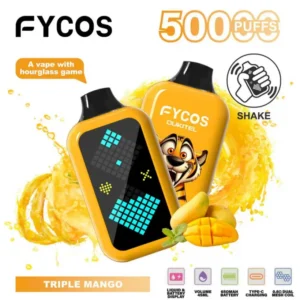 FYCOS 50K Puffs avec Jeu du Sablier Vape Jetable 50000 Entrepôt UE