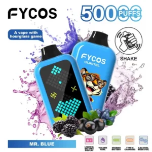 FYCOS 50K Puffs avec Jeu du Sablier Vape Jetable 50000 Entrepôt UE