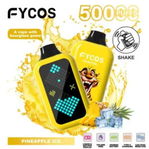 FYCOS 50K Puffs avec Jeu du Sablier Vape Jetable 50000 Entrepôt UE