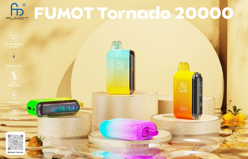 Fumot 20000 Bouffées 20k Torando Randm Vape Jetable Livraison Gratuite Entrepôt UE