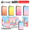 Hifancy 60000 Bouffées Vape Jetable 2-en-1 Twin Max Livraison Gratuite Entrepôt UE