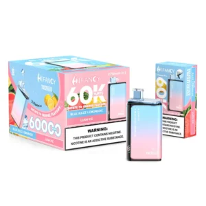 Hifancy 60000 Bouffées Vape Jetable 2-en-1 Twin Max Livraison Gratuite Entrepôt UE