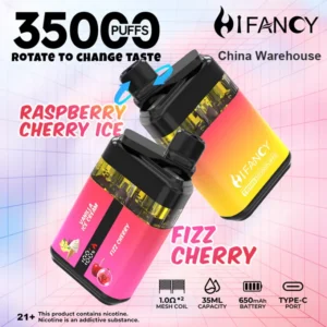 Puff EU Hifancy Twins 35000 Bouffées 35K Vape Jetable Vente En Gros Livraison Gratuite 3–7 Jours Ouvrables