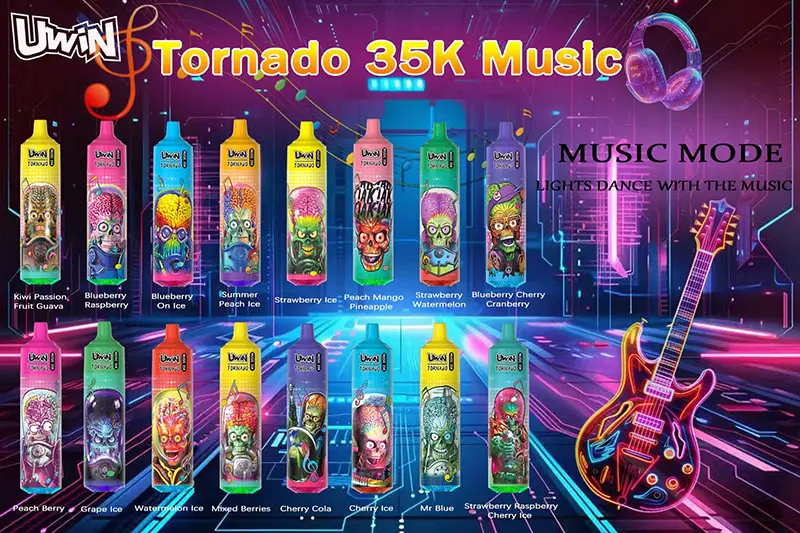 Uwin 35k Puffs Randm Tornado Beat Vape Jetable 35000 Livraison Gratuite