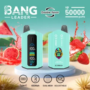 Bang Leader 50k Bouffées 2 En 1 Double Saveurs Meilleure Vape Jetable 50000 Livraison Gratuite