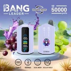 Bang Leader 50k Bouffées 2 En 1 Double Saveurs Meilleure Vape Jetable 50000 Livraison Gratuite