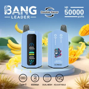Bang Leader 50k Bouffées 2 En 1 Double Saveurs Meilleure Vape Jetable 50000 Livraison Gratuite