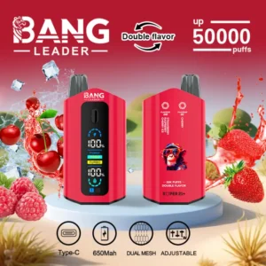 Bang Leader 50k Bouffées 2 En 1 Double Saveurs Meilleure Vape Jetable 50000 Livraison Gratuite