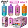 FIHP 120K Bouffées 6 en 1 Vape Jetable 120000 Vente en Gros Livraison Gratuite