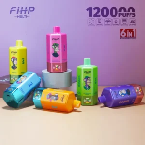 FIHP 120K Bouffées 6 en 1 Vape Jetable 120000 Vente en Gros Livraison Gratuite