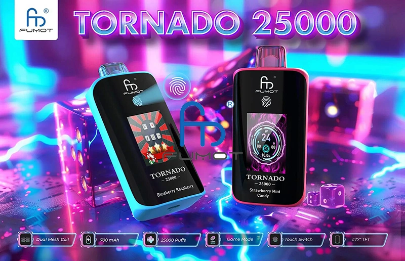 Fumot 25k Puffs Tornado 25000 Vape Jetable Vente en Gros Livraison Gratuite