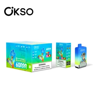 OKSO 60000 Puffs Double Saveur 2 en 1 Vape Jetable Livraison Gratuite Entrepôt UE