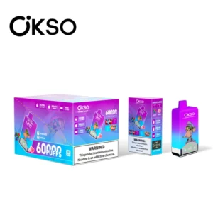 OKSO 60000 Puffs Double Saveur 2 en 1 Vape Jetable Livraison Gratuite Entrepôt UE