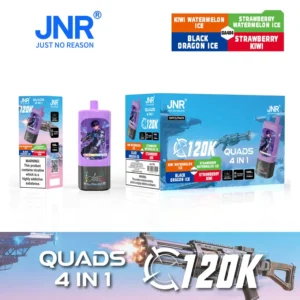 Puff JNR 120K Quads 120000 Puffs 4 en 1 Vape Jetable Magasin Vente en Gros Livraison Gratuite