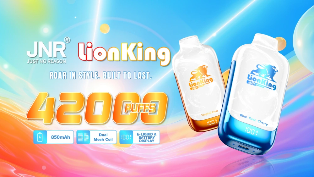 Puff JNR 42K Lion King 42000 Puffs Stylo Vape Jetable Livraison Gratuite