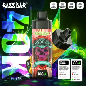 Razz Bar 40k Bouffées Vape Jetable Avec Écran Intelligent Livraison Gratuite