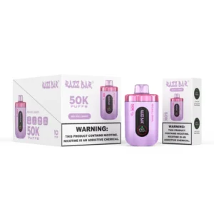 Razz Bar 50000 Bouffées Vape Jetable Rechargeable Vente En Gros Livraison Gratuite Entrepôt Chine